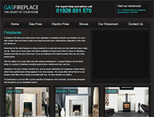 Tablet Screenshot of gasfireplace.co.uk